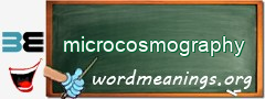 WordMeaning blackboard for microcosmography